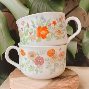 🌸 Cottagecore Flower Mugs 🌷
